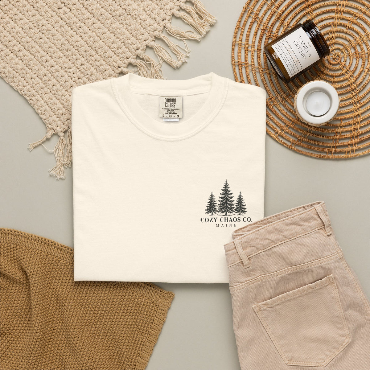 Maine Woods & Backroads Outdoor Tee | Cozy Chaos Co. 🌲