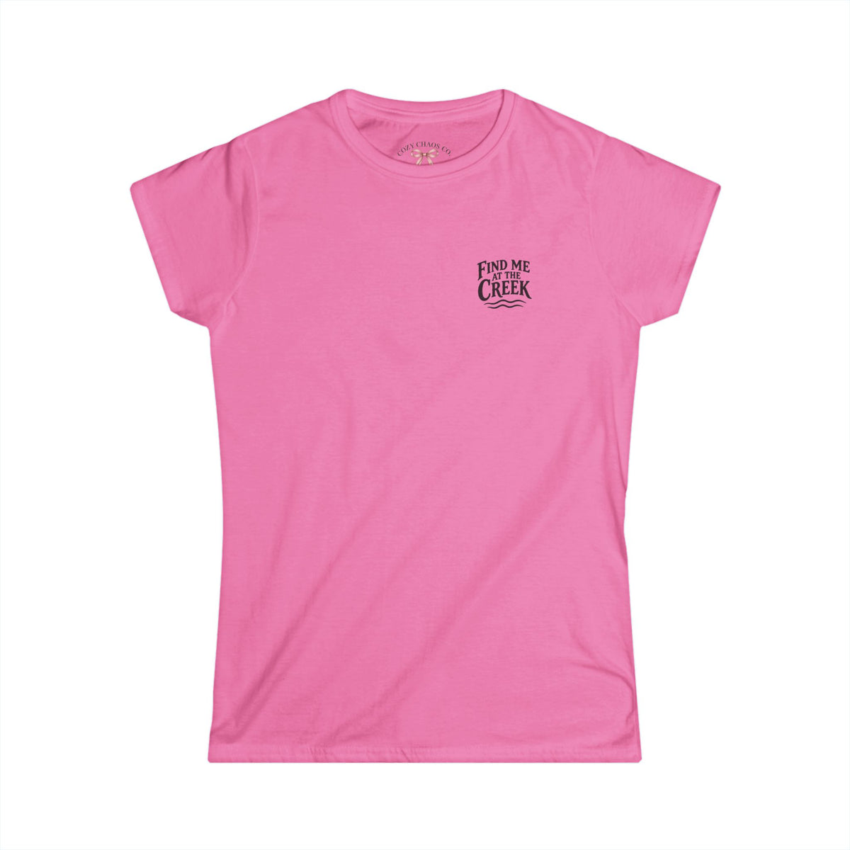 Find Me at the Creek – Women’s Fishing Tee | Cozy Chaos Co.