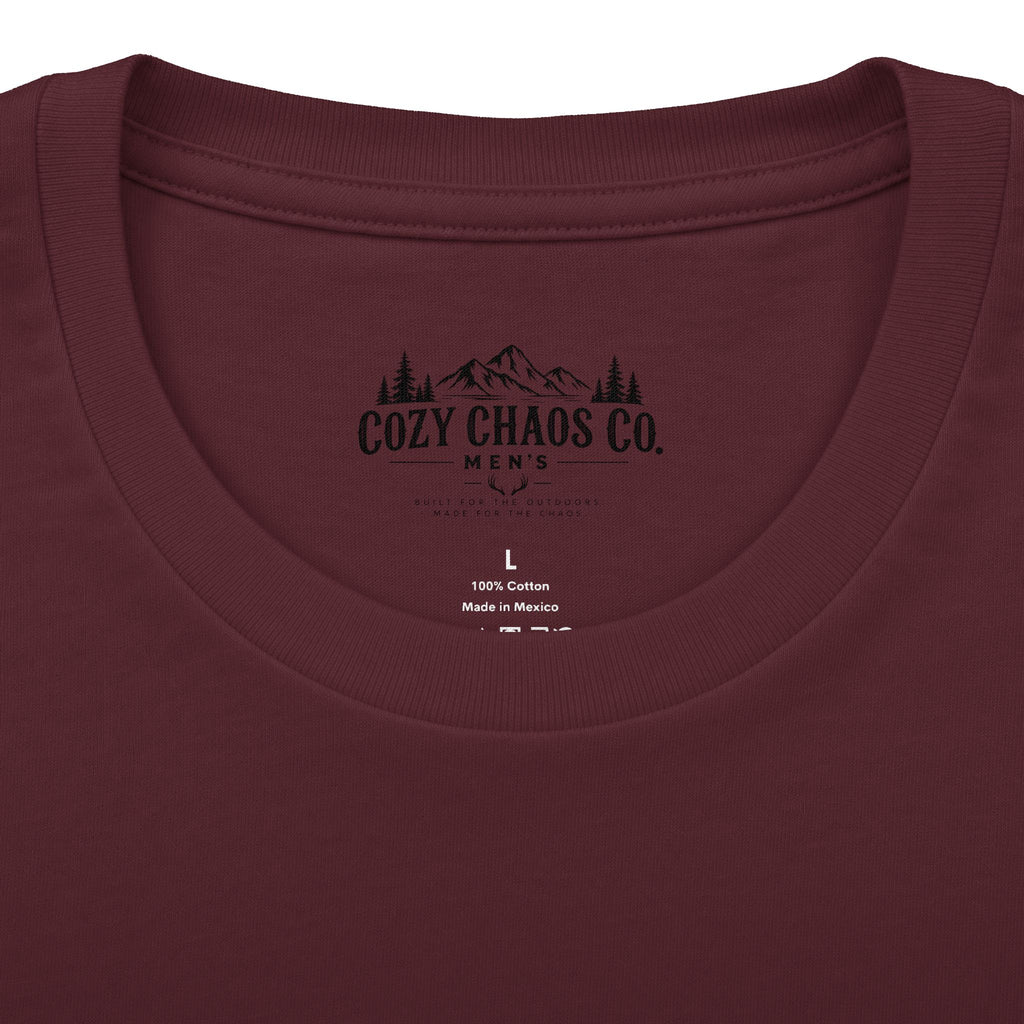 Cozy Chaos Co. Men’s Outdoors Tee – Built for the Outdoors, Made for the Chaos 🌲🏹