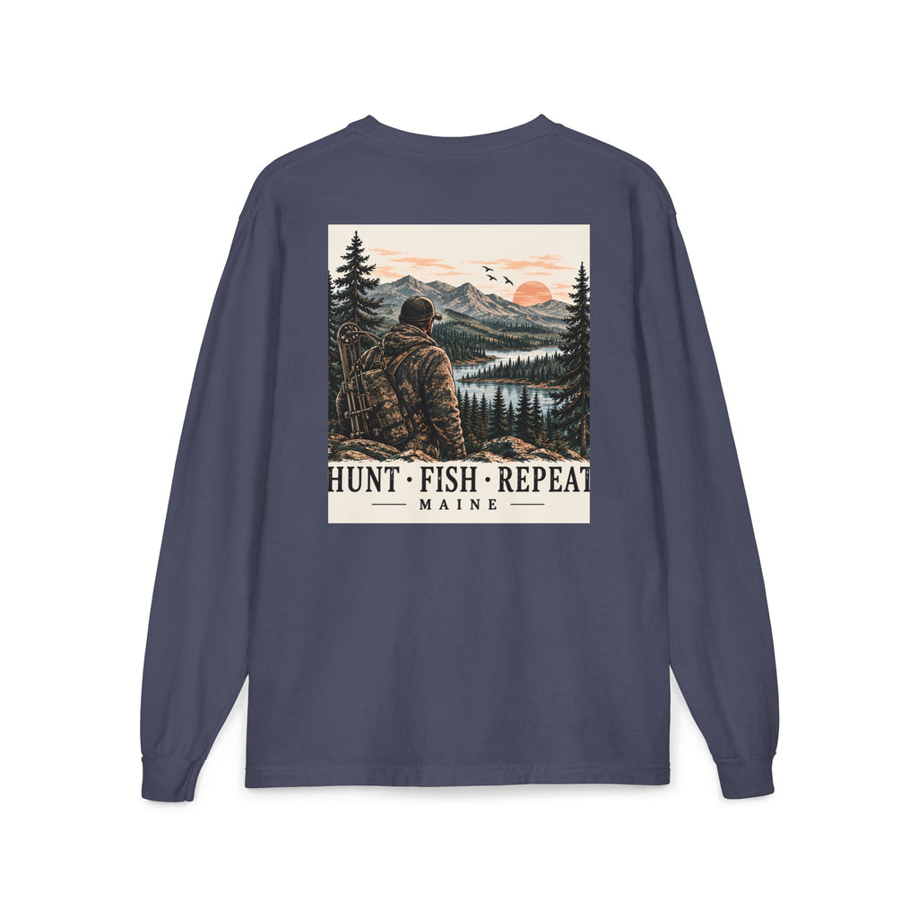 Hunt • Fish • Repeat Maine Outdoors Tee | Cozy Chaos Co.