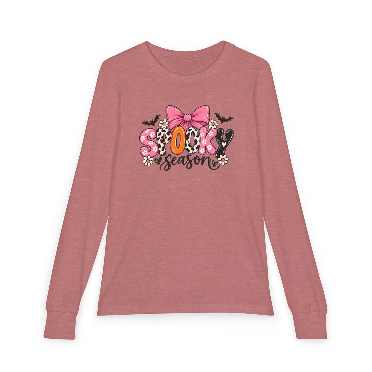 Spooky Season Bow Kids Halloween Sweatshirt | Cozy Chaos Kid
