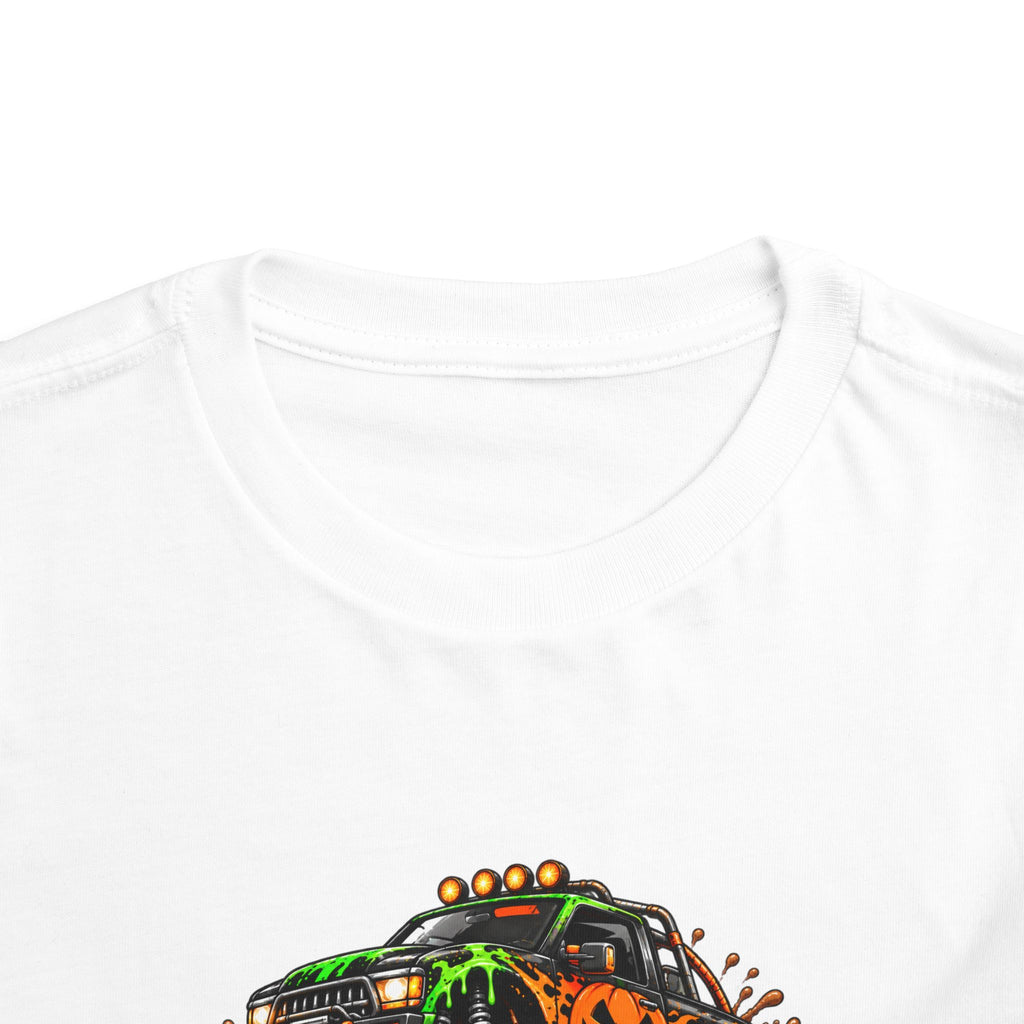 Trick or Treat Monster Truck Toddler Kids Halloween Sweatshirt | Cozy Chaos Kid 🎃🏁👻
