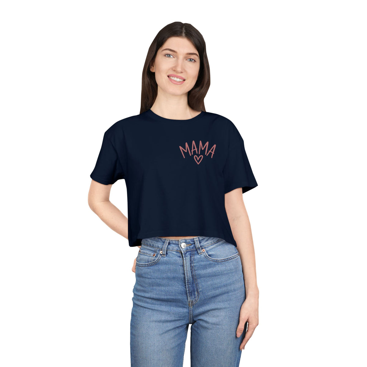 Women's Raising Babies & Building Dreams Crop Tee