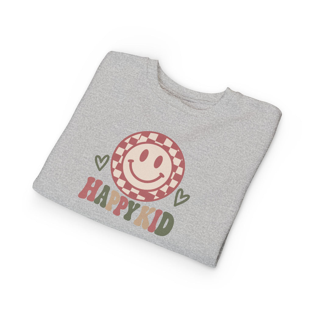 Happy Kid Toddler Sweatshirt | Cozy Chaos Co.