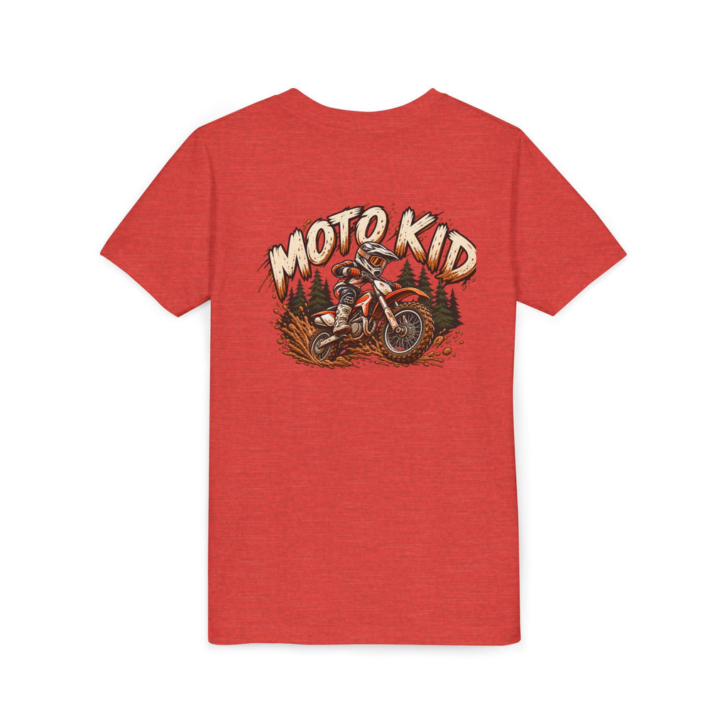 Moto Kid Motocross Tee | Dirt Bike Racing Kids Shirt | Cozy Chaos Co. 🏁🏍️⚡