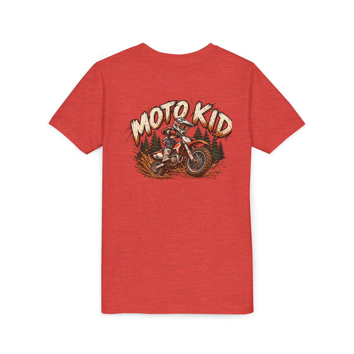 Moto Kid Motocross Tee | Dirt Bike Racing Kids Shirt | Cozy Chaos Co. 🏁🏍️⚡