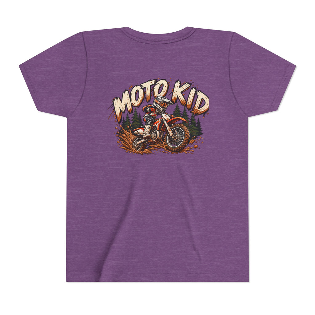 Moto Kid Motocross Tee | Dirt Bike Racing Kids Shirt | Cozy Chaos Co. 🏁🏍️⚡
