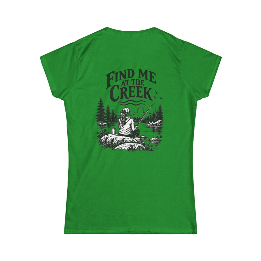 Find Me at the Creek – Women’s Fishing Tee | Cozy Chaos Co.