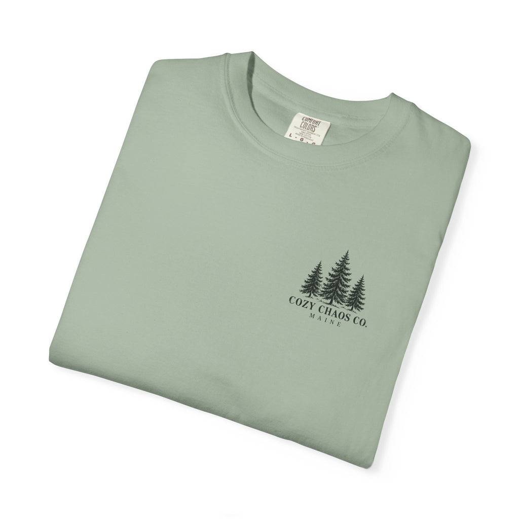 Maine Woods & Backroads Outdoor Tee | Cozy Chaos Co. 🌲