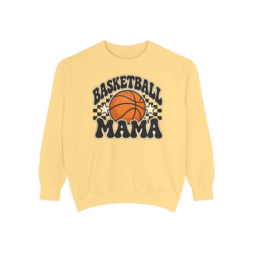 Basketball Mama Retro Game Day Crewneck Sweatshirt 🏀