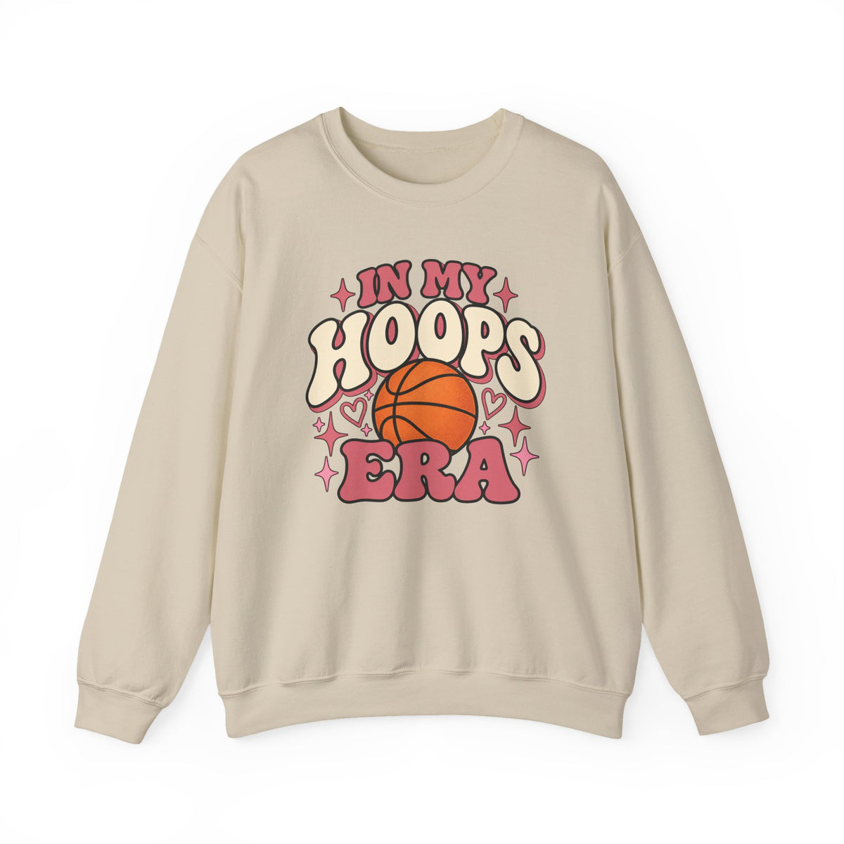 In My Hoops Era Retro Basketball Crewneck Sweatshirt 🏀💗
