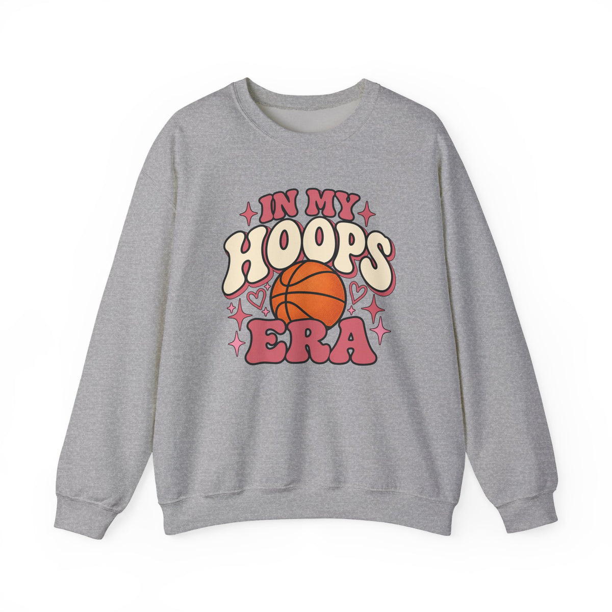 In My Hoops Era Retro Basketball Crewneck Sweatshirt 🏀💗