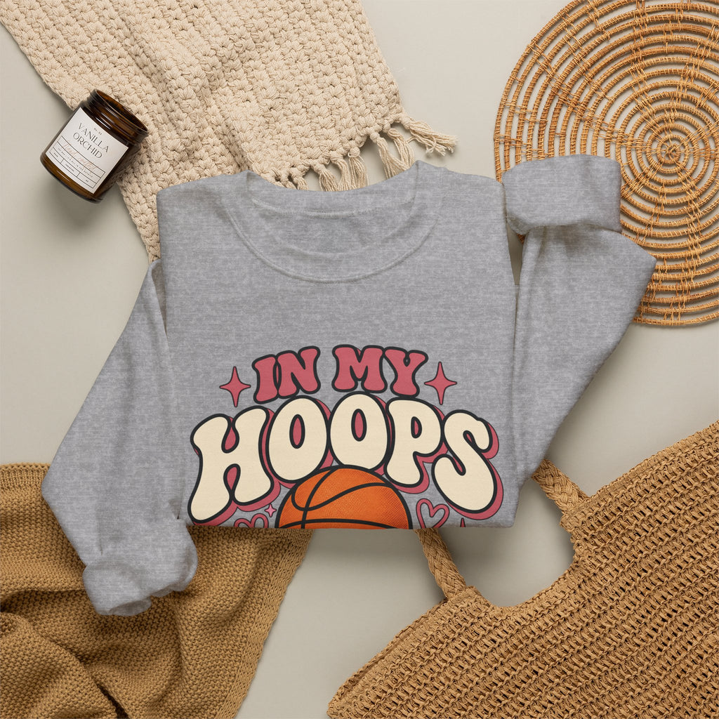 In My Hoops Era Retro Basketball Crewneck Sweatshirt 🏀💗