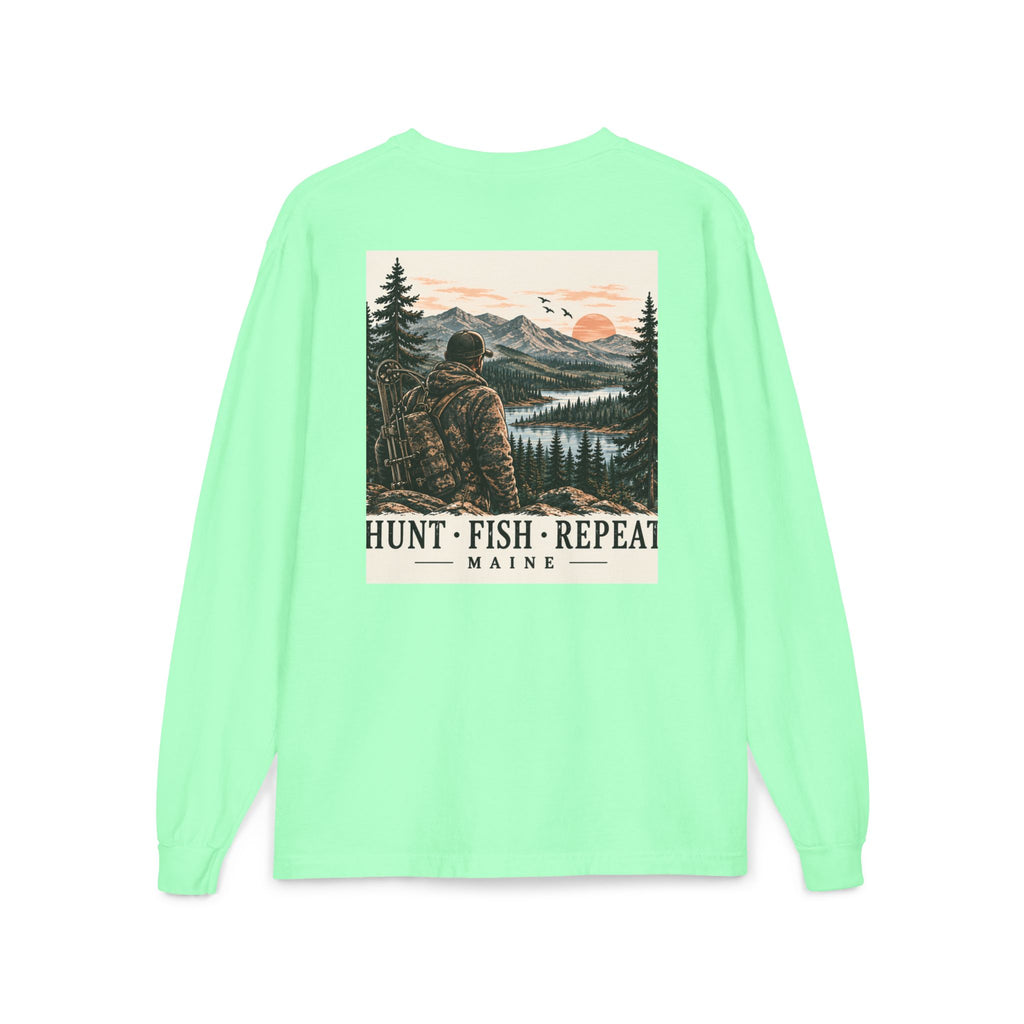Hunt • Fish • Repeat Maine Outdoors Tee | Cozy Chaos Co.