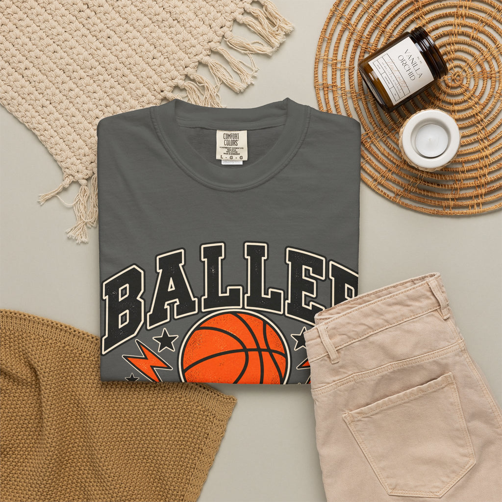 Baller Varsity Basketball Women’s Graphic T-Shirt 🏀