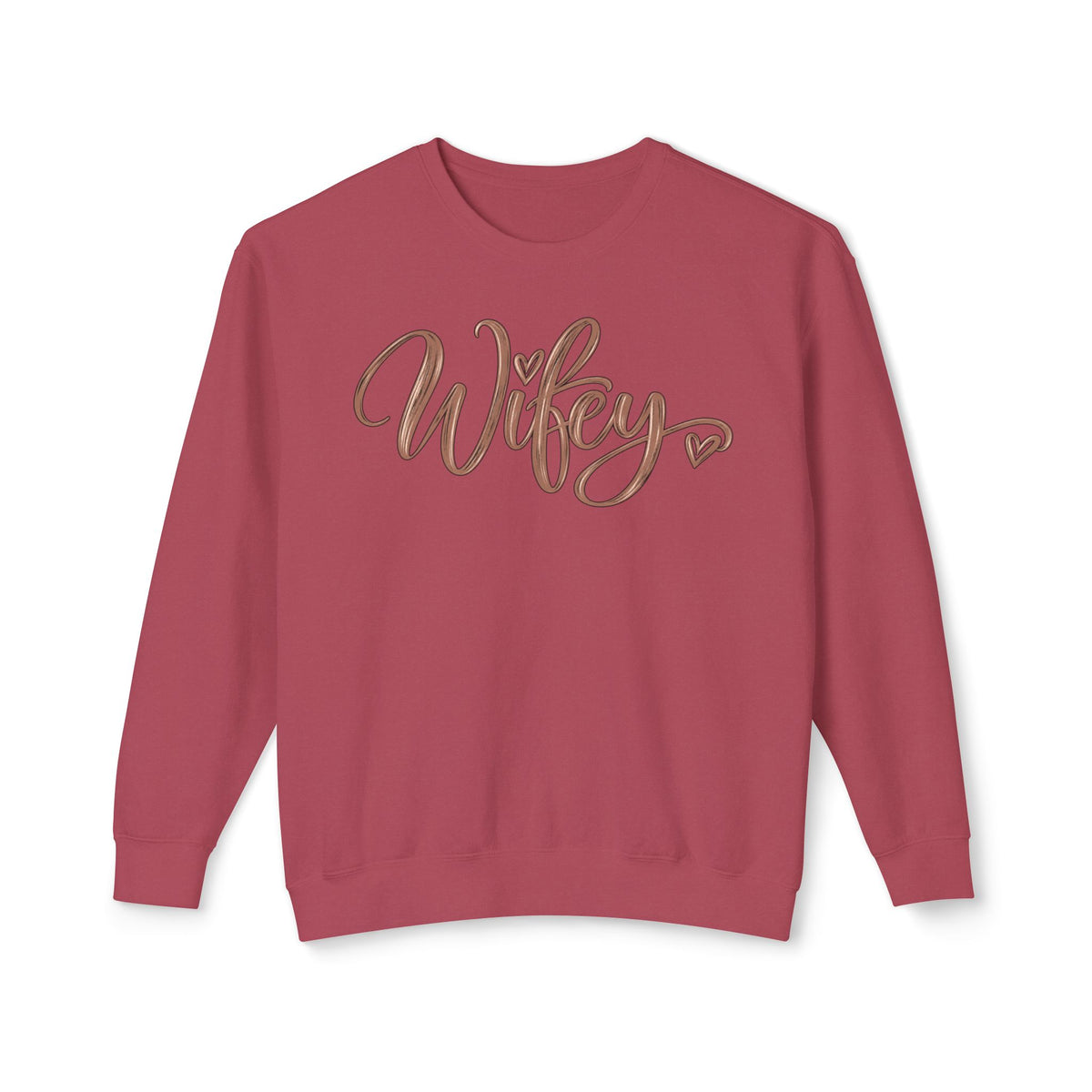 Wifey Crewneck Sweatshirt | Cozy Bridal Sweatshirt | Newlywed Wife Gift | Cute Wife Sweater 💍🤎