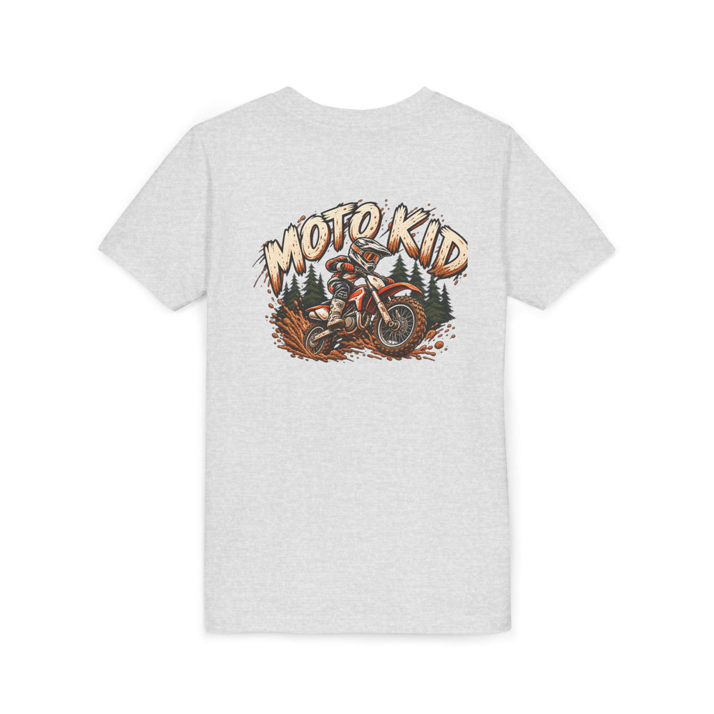 Moto Kid Motocross Tee | Dirt Bike Racing Kids Shirt | Cozy Chaos Co. 🏁🏍️⚡