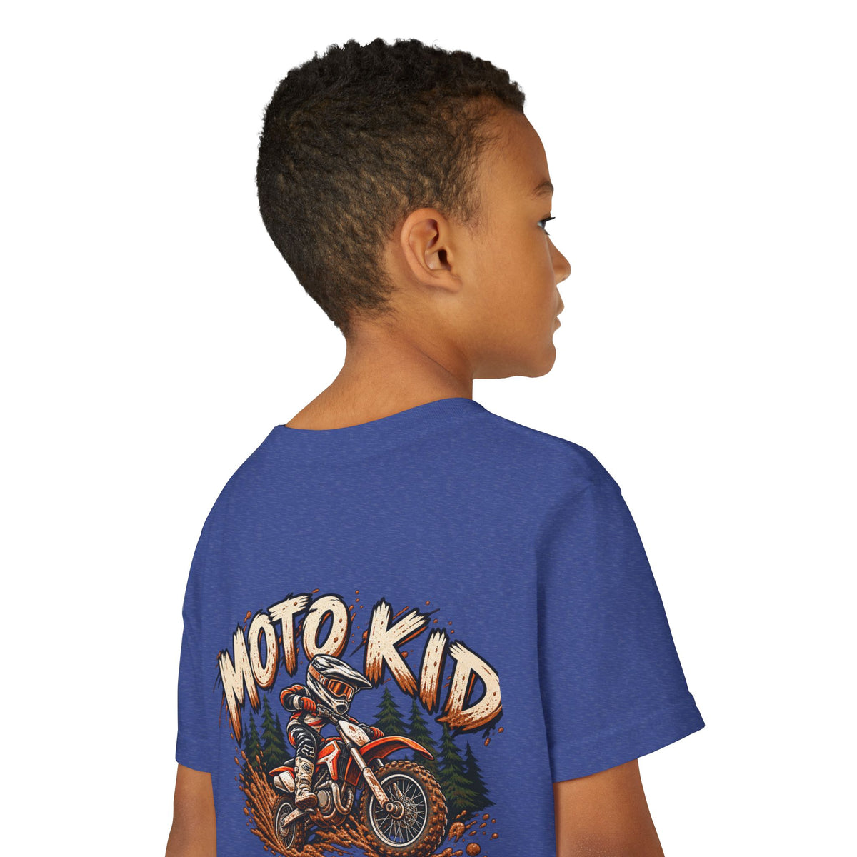 Moto Kid Motocross Tee | Dirt Bike Racing Kids Shirt | Cozy Chaos Co. 🏁🏍️⚡