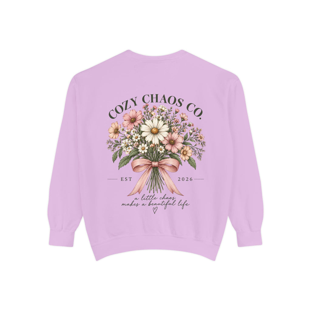 Cozy Chaos Co. Vintage Wildflower Sweatshirt 🤍