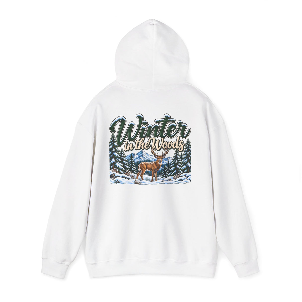 Cozy Chaos Winter In The Woods Hoodie Sweatshirt