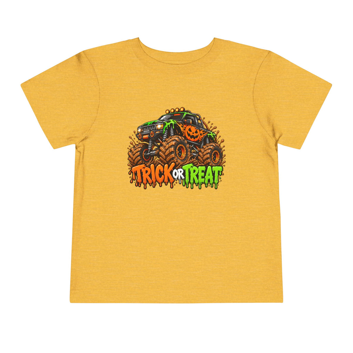 Trick or Treat Monster Truck Toddler Kids Halloween Sweatshirt | Cozy Chaos Kid 🎃🏁👻