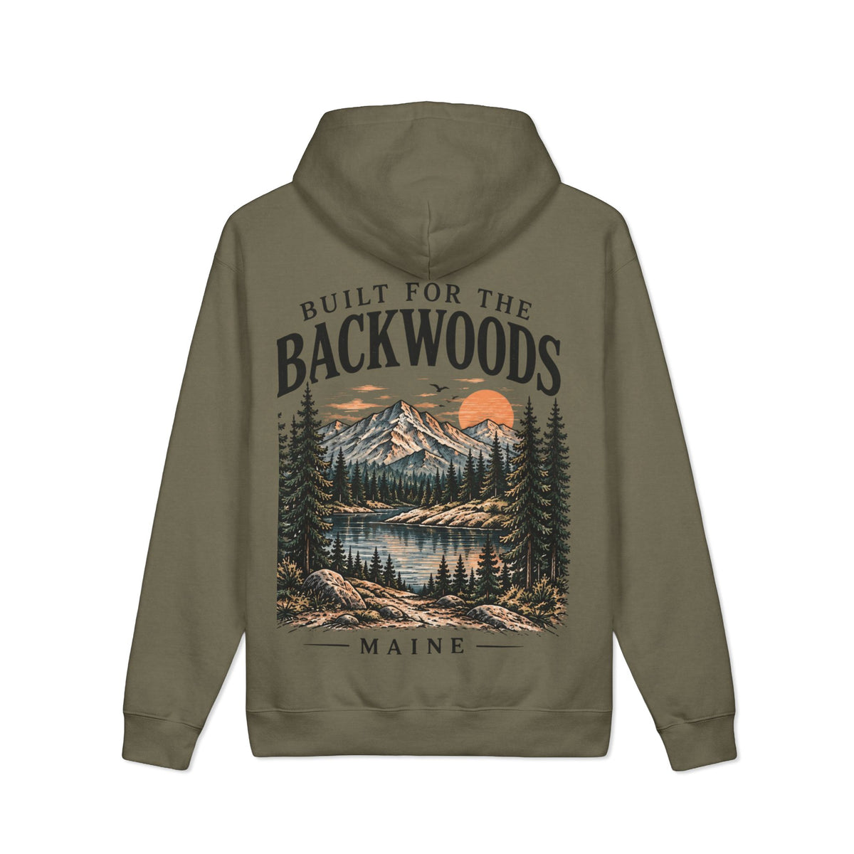 Built for the Backwoods Maine Outdoors Hoodie | Cozy Chaos Co. 🌲🪓