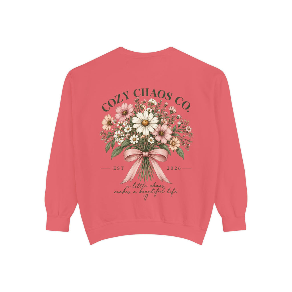Cozy Chaos Co. Vintage Wildflower Sweatshirt 🤍