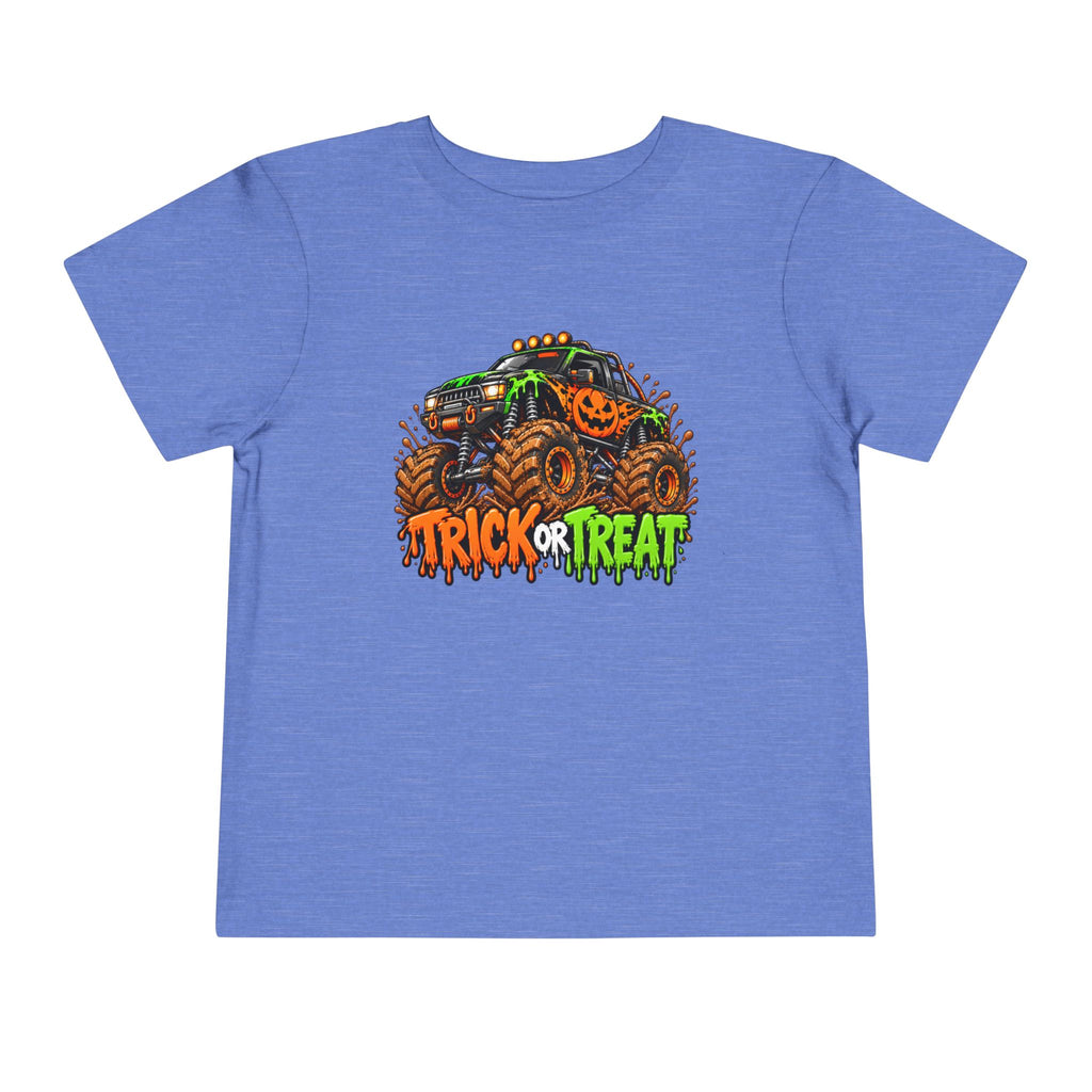 Trick or Treat Monster Truck Toddler Kids Halloween Sweatshirt | Cozy Chaos Kid 🎃🏁👻