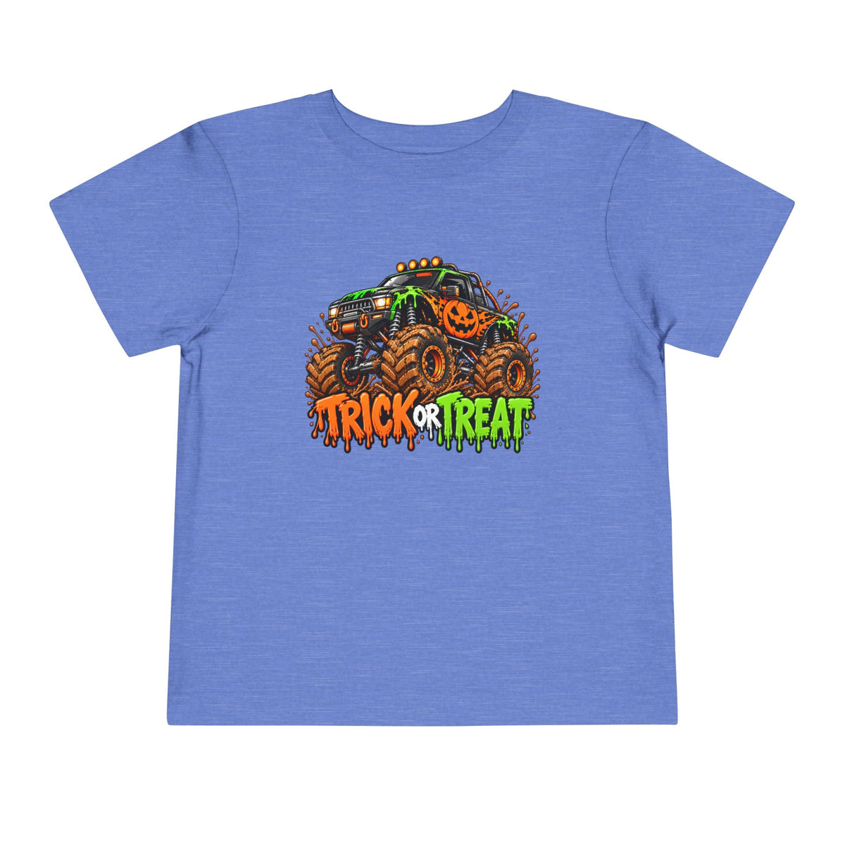 Trick or Treat Monster Truck Toddler Kids Halloween Sweatshirt | Cozy Chaos Kid 🎃🏁👻