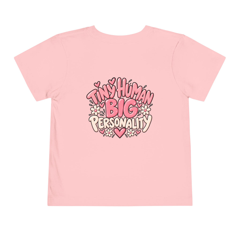Tiny Human, Big Personality Kids Tee | Cozy Chaos Co. 💕🌼