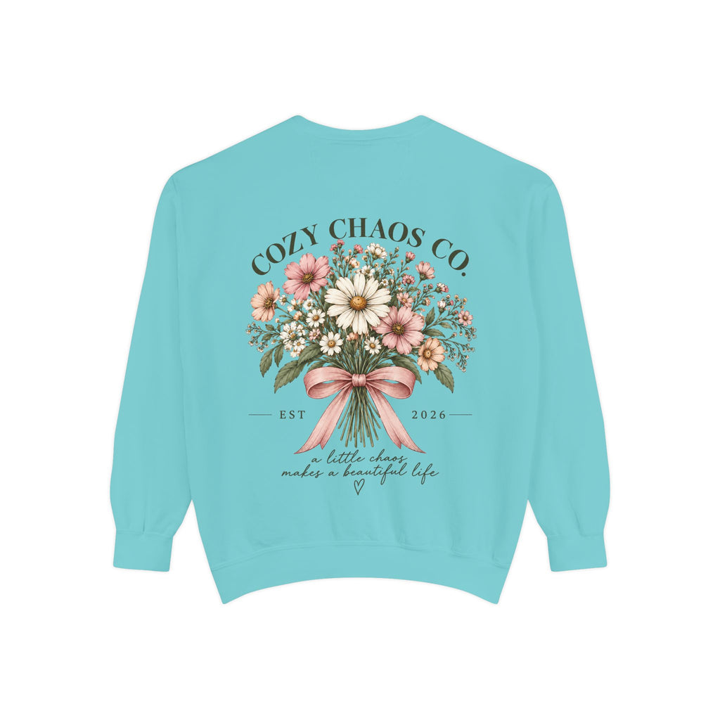 Cozy Chaos Co. Vintage Wildflower Sweatshirt 🤍