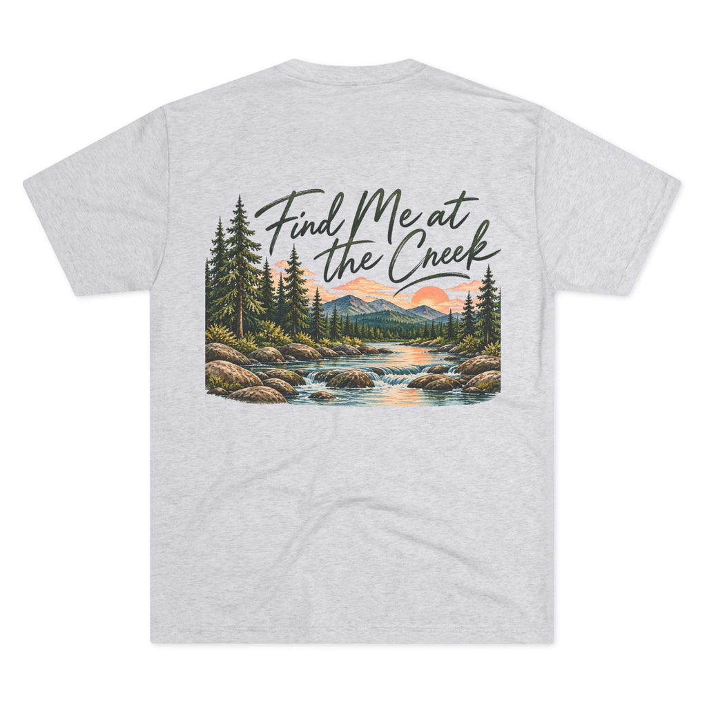 Find Me at the Creek – Maine Outdoors Graphic Tee 🌲