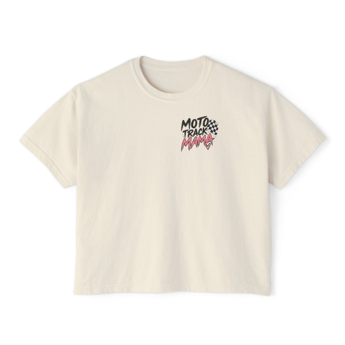 Moto Track Mama – Motocross Mom Graphic Tee 🏁💗