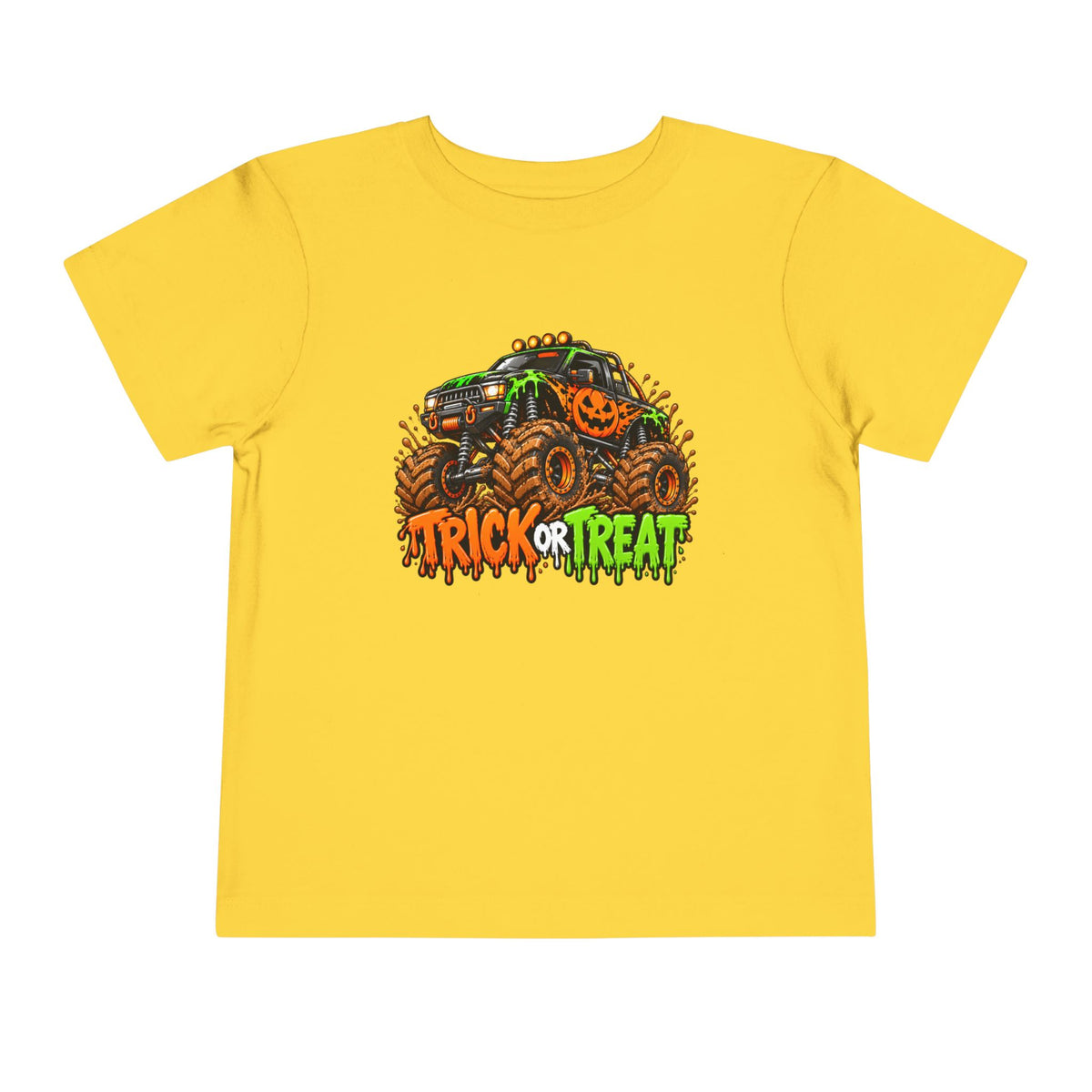 Trick or Treat Monster Truck Toddler Kids Halloween Sweatshirt | Cozy Chaos Kid 🎃🏁👻