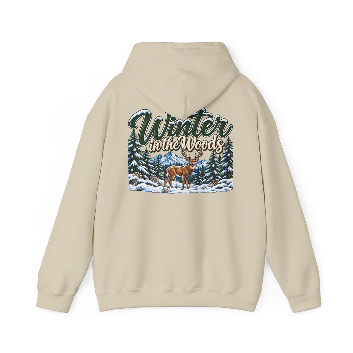 Cozy Chaos Winter In The Woods Hoodie Sweatshirt