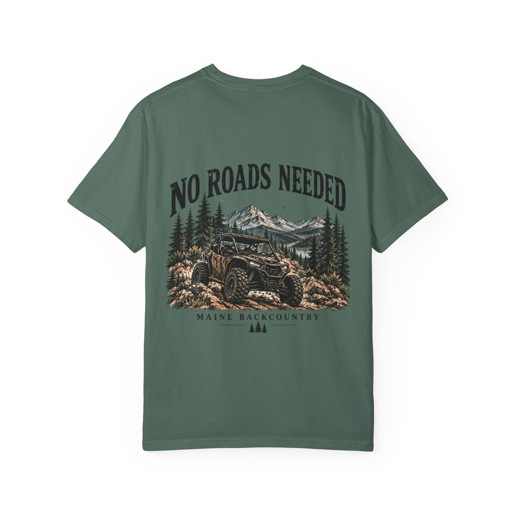 No Roads Needed – Maine Backcountry Adventure Tee | Cozy Chaos Co.