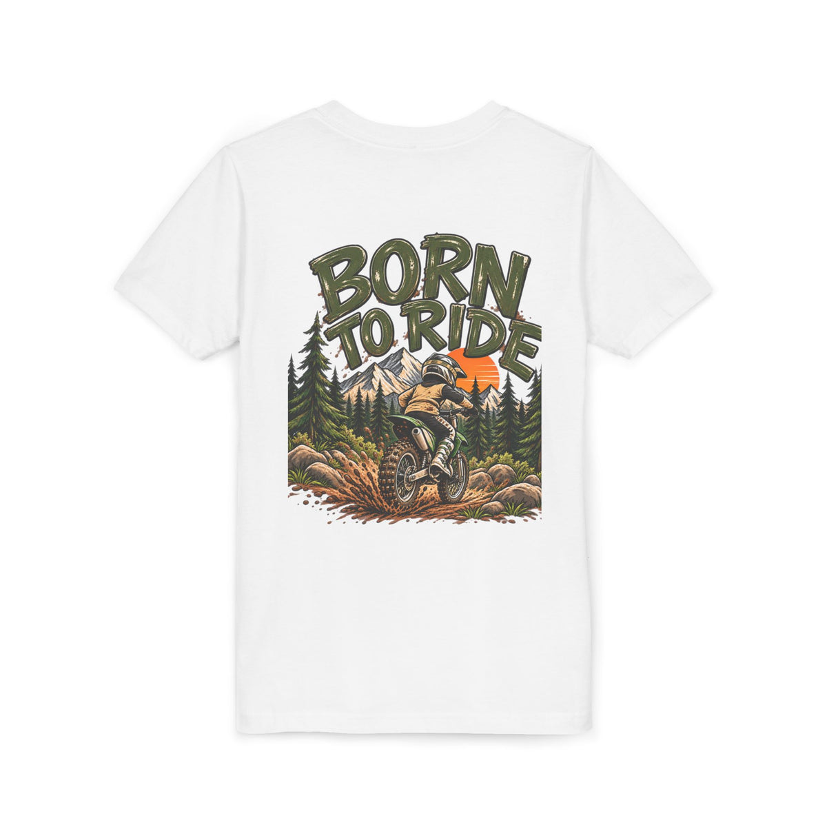 Born to Ride Kids Motocross Tee | Cozy Chaos Co.
