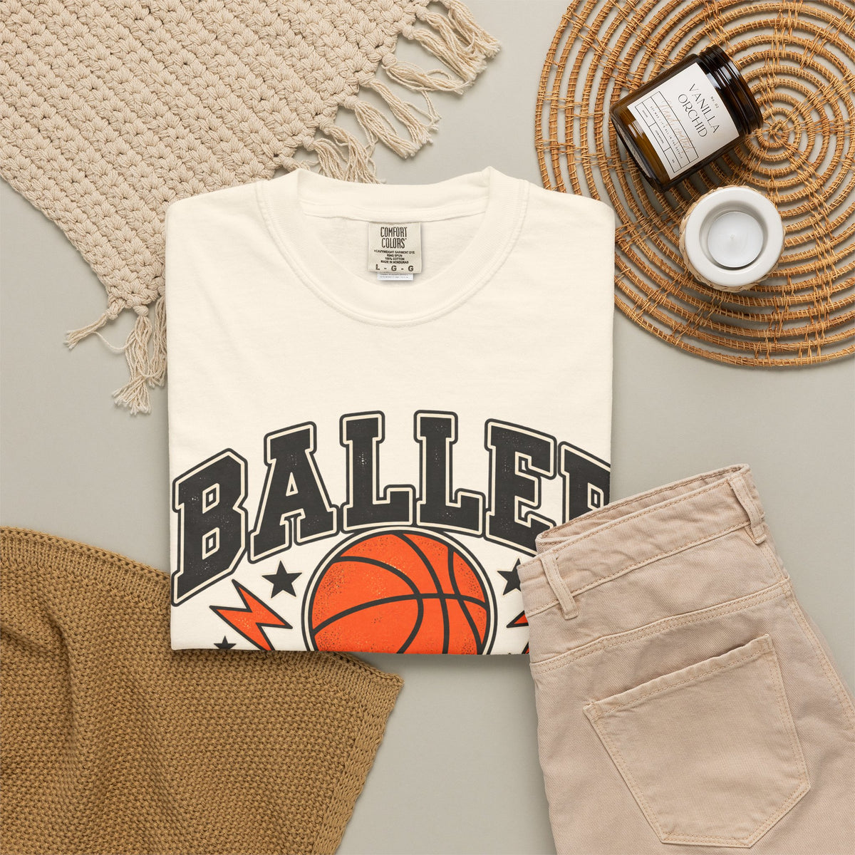 Baller Varsity Basketball Women’s Graphic T-Shirt 🏀