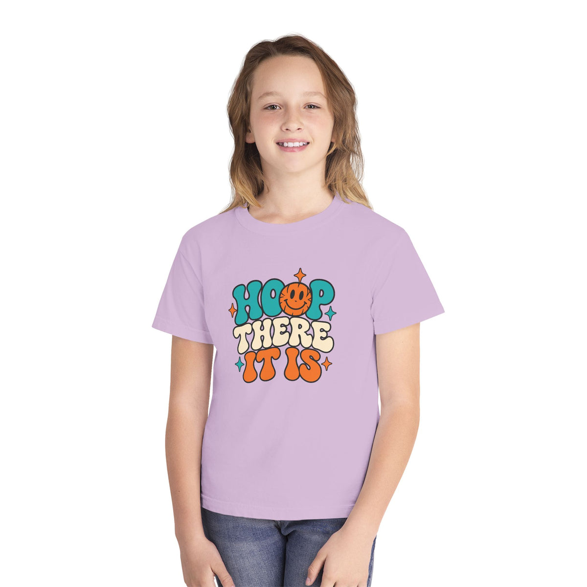 Hoop There It Is Kids’ Basketball T-Shirt 🏀