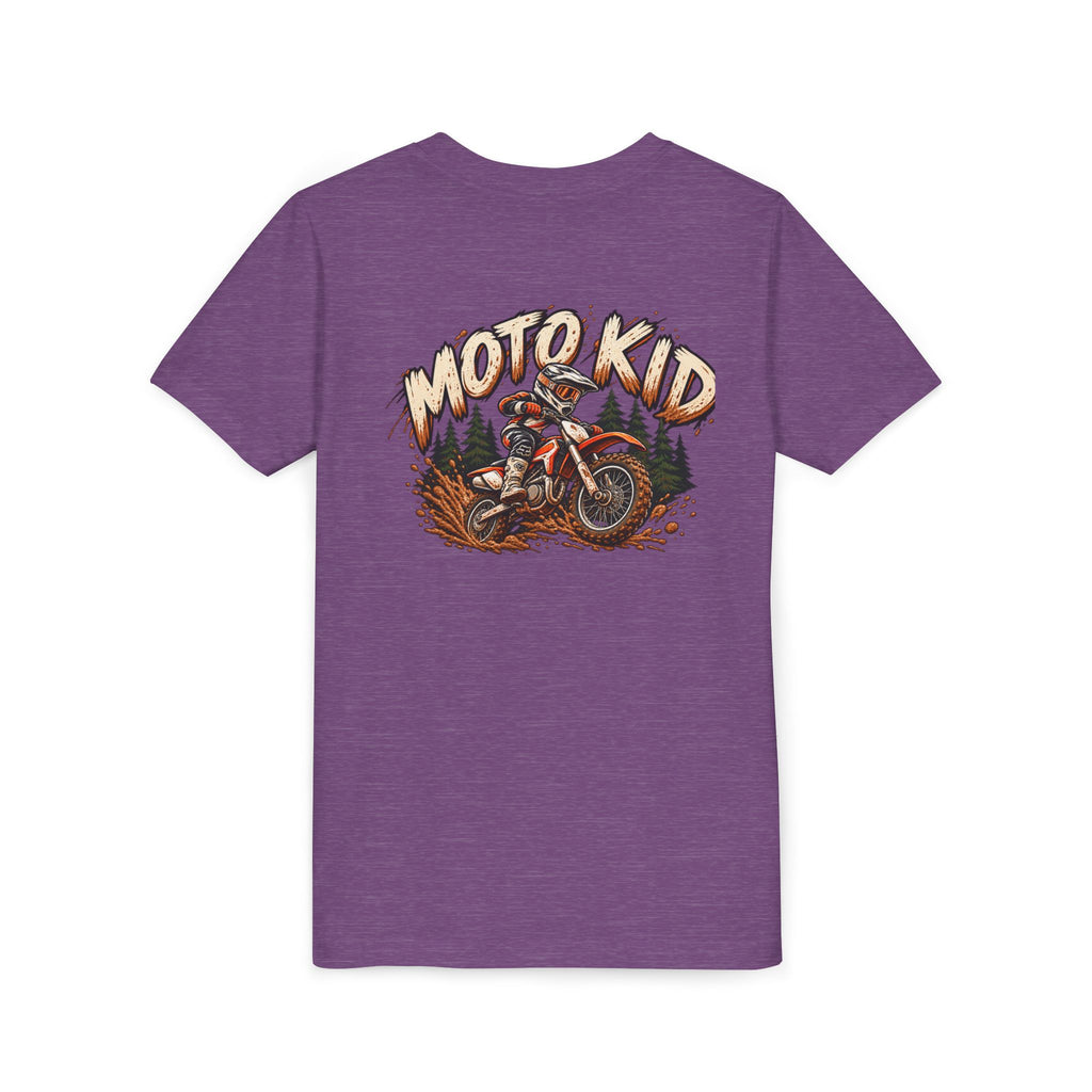 Moto Kid Motocross Tee | Dirt Bike Racing Kids Shirt | Cozy Chaos Co. 🏁🏍️⚡
