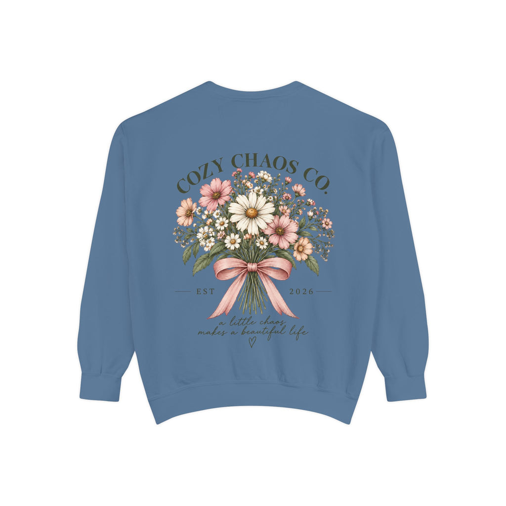 Cozy Chaos Co. Vintage Wildflower Sweatshirt 🤍