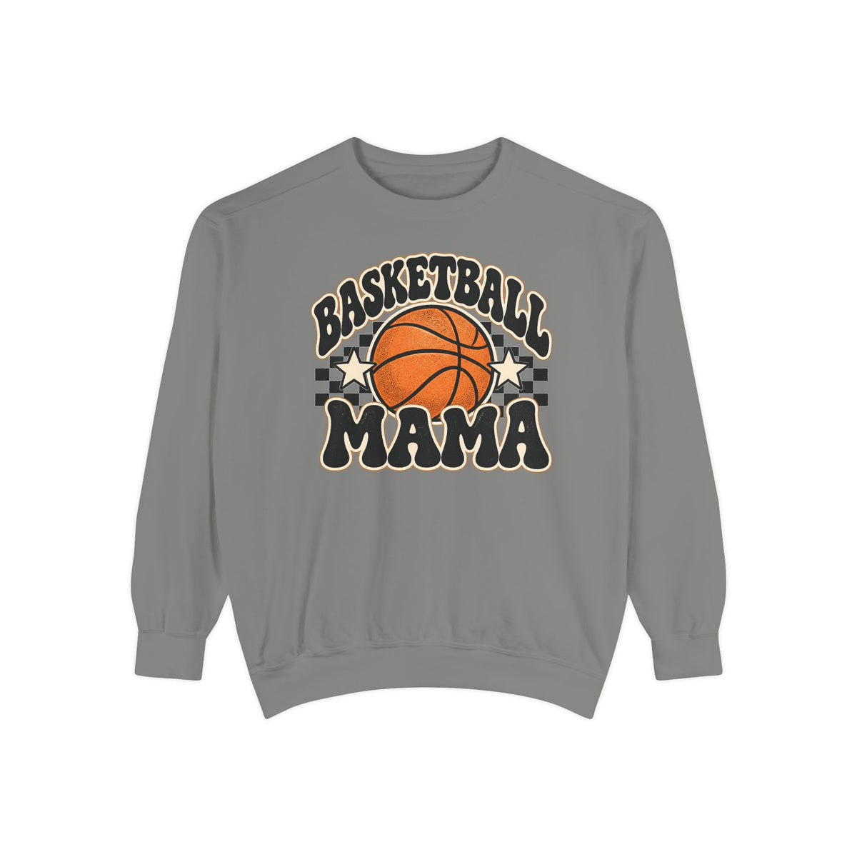 Basketball Mama Retro Game Day Crewneck Sweatshirt 🏀