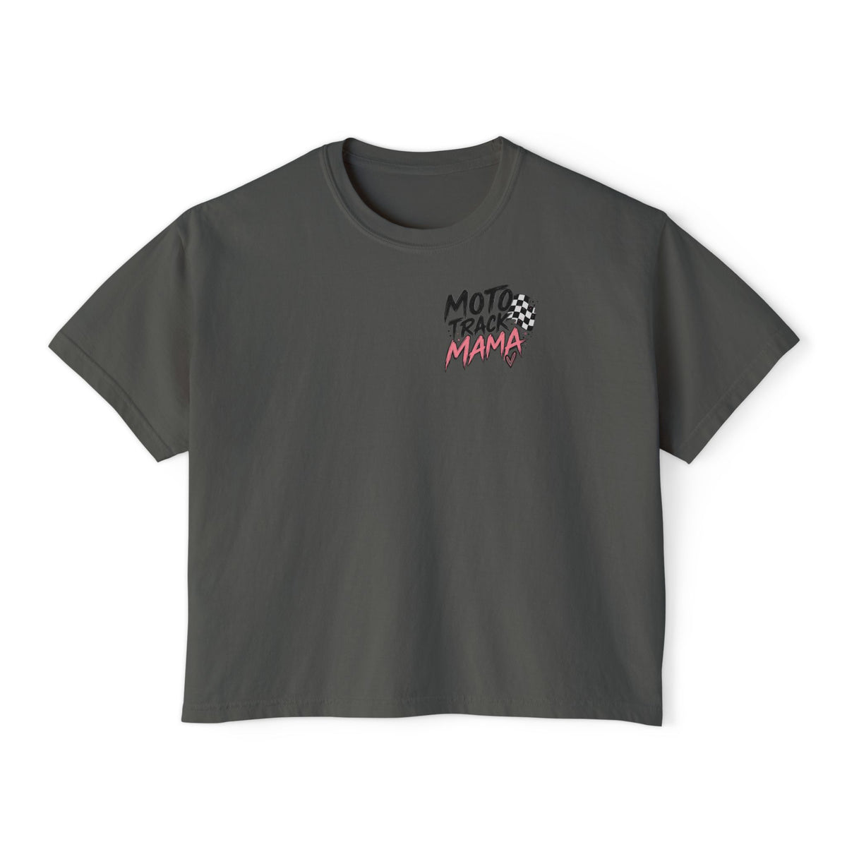 Moto Track Mama – Motocross Mom Graphic Tee 🏁💗
