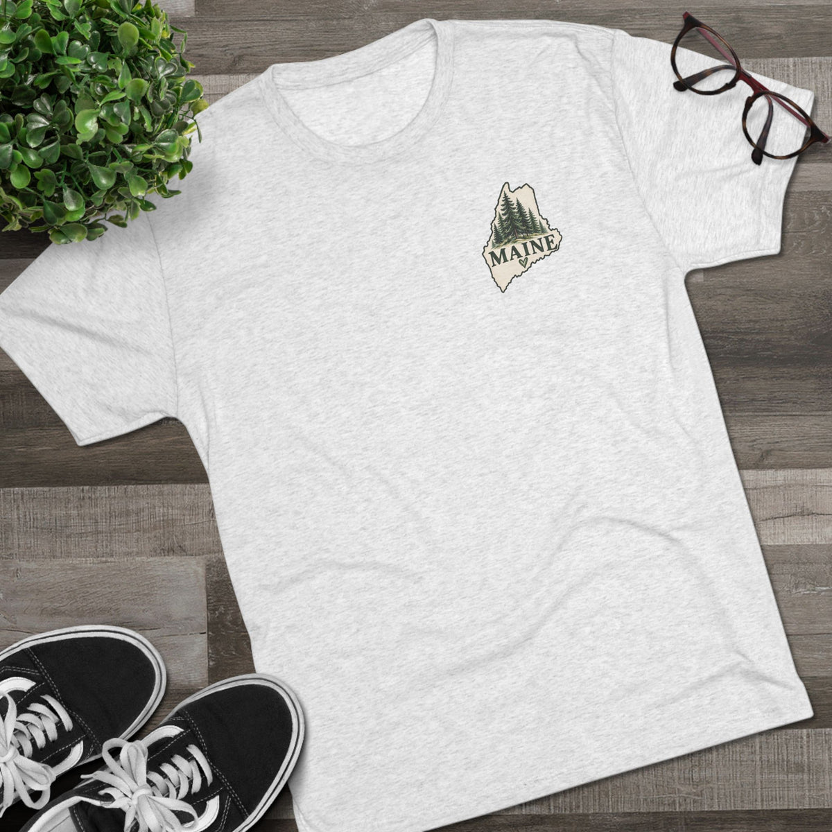 Find Me at the Creek – Maine Outdoors Graphic Tee 🌲