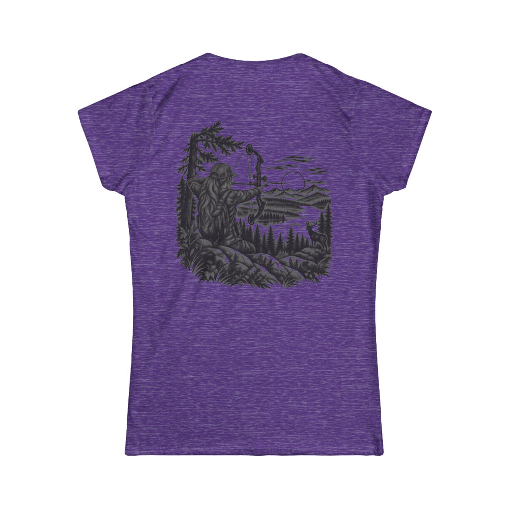 Maine Outdoors Bow Huntress Tee – Women’s Hunting T-Shirt | Cozy Chaos Co.