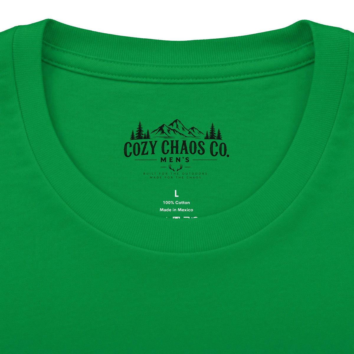 Cozy Chaos Co. Men’s Outdoors Tee – Built for the Outdoors, Made for the Chaos 🌲🏹