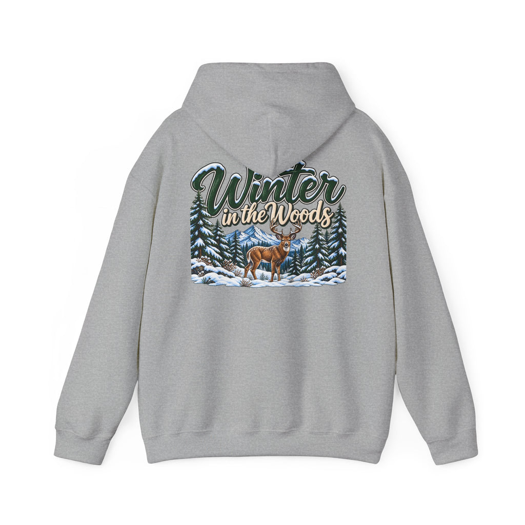 Cozy Chaos Winter In The Woods Hoodie Sweatshirt