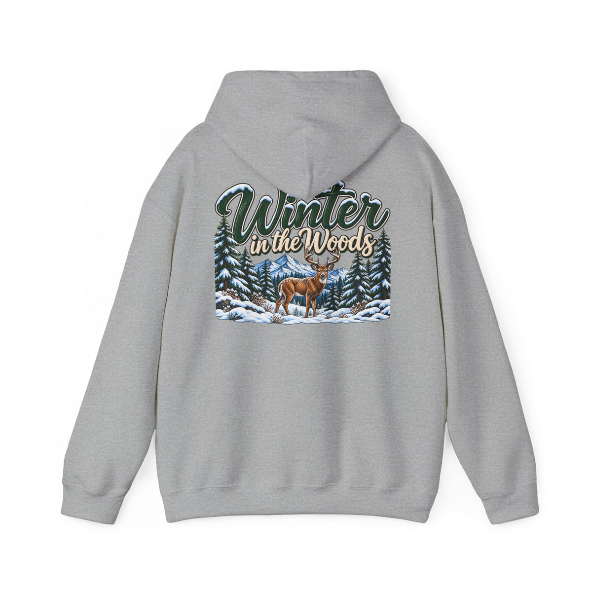 Cozy Chaos Winter In The Woods Hoodie Sweatshirt