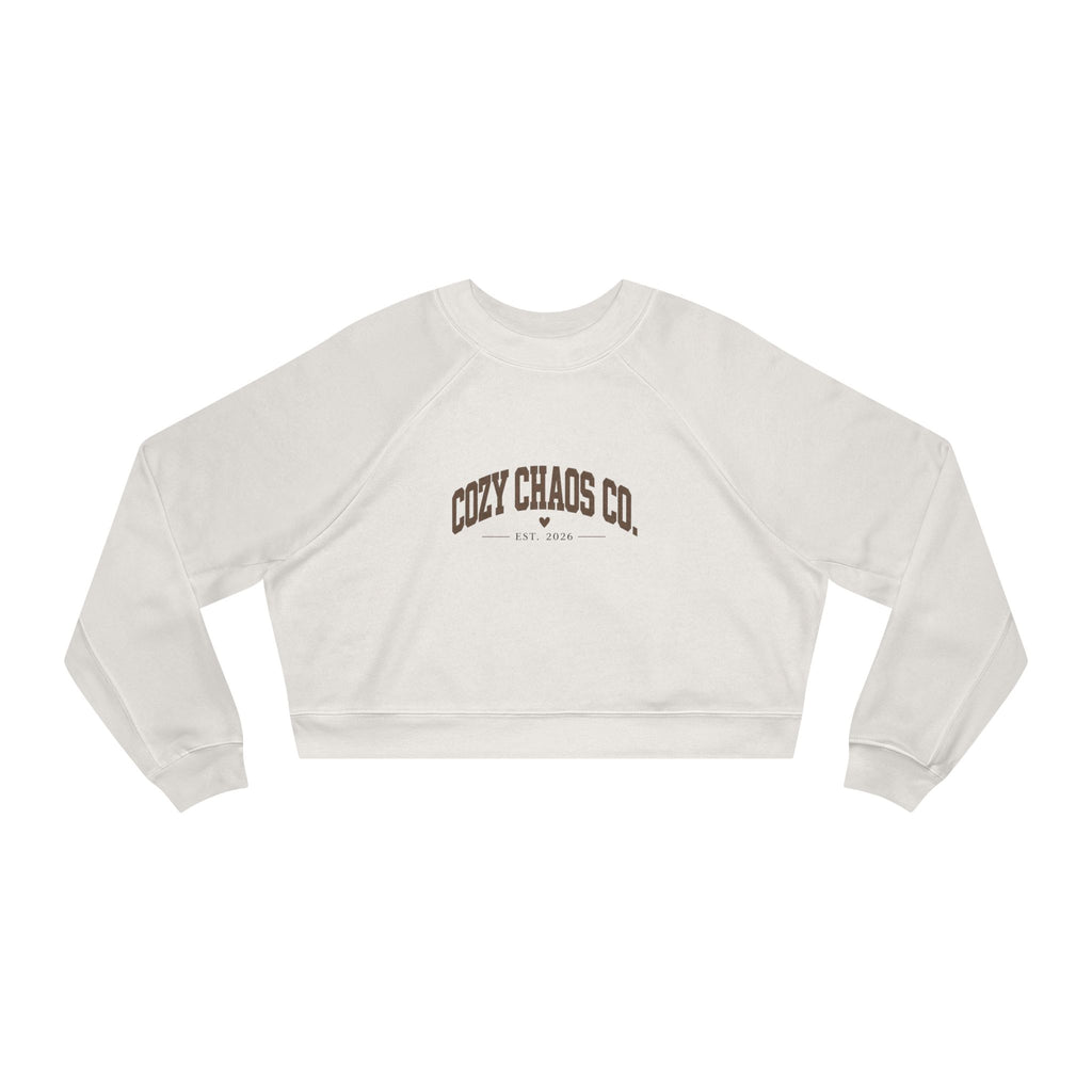 Women's Cropped Cozy Chaos Co. Fleece Pullover