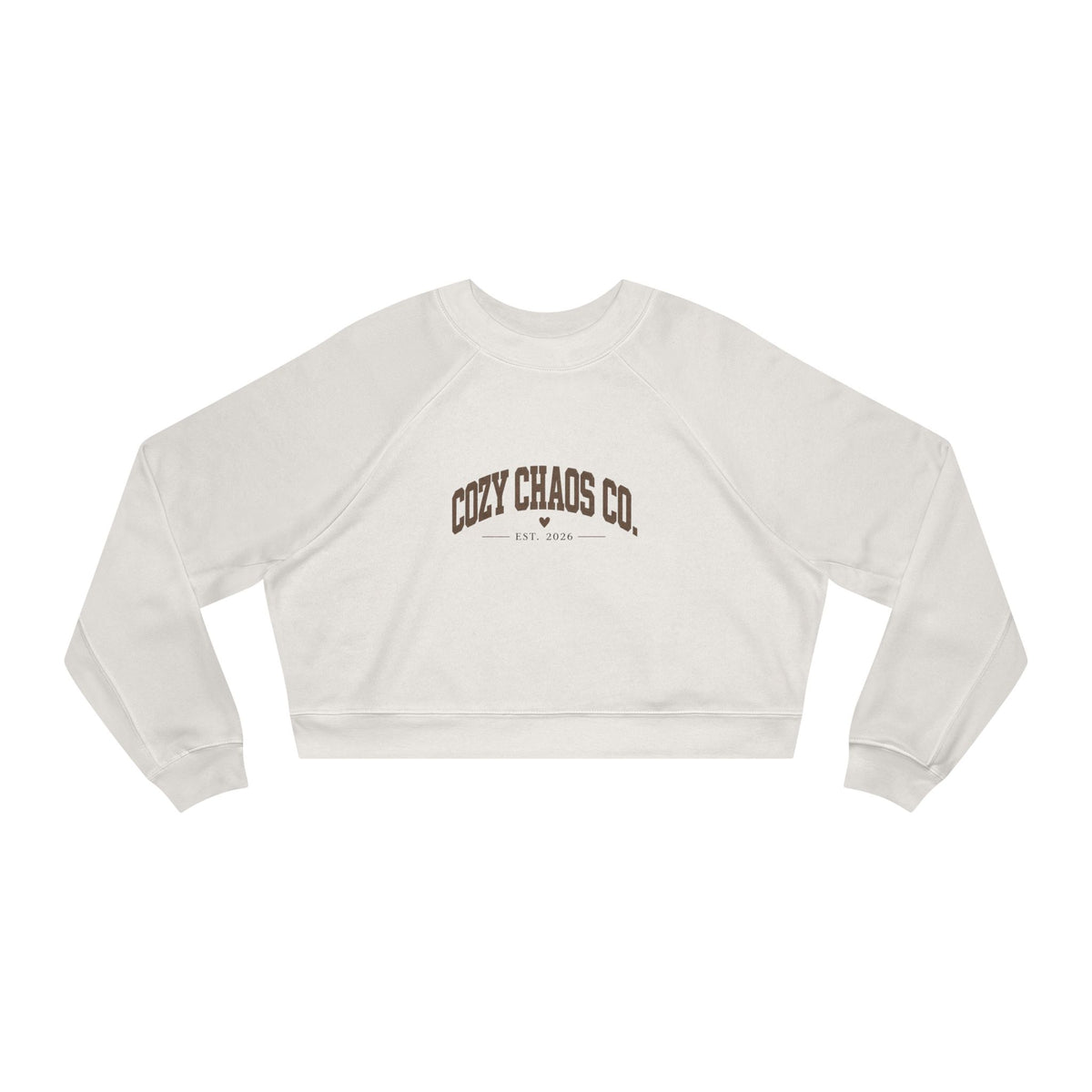 Women's Cropped Cozy Chaos Co. Fleece Pullover
